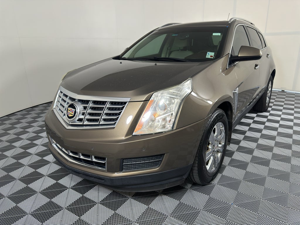 2014 Cadillac SRX Luxury Collection in Terra Mocha Metallic — front three-quarter view